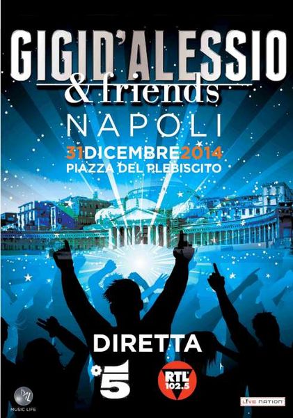 Il manifesto del Capodanno 2015 a Napoli